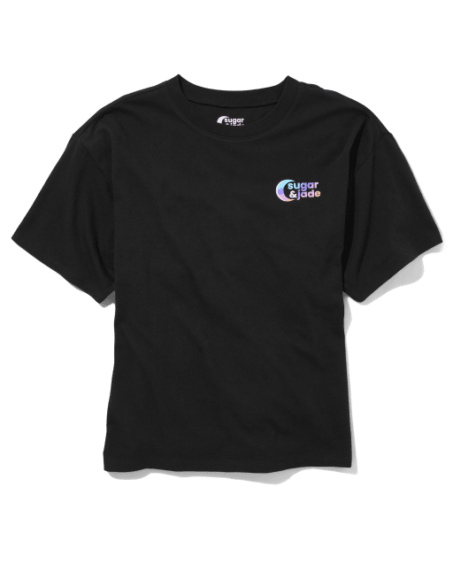 Girls Oversized Graphic Tee