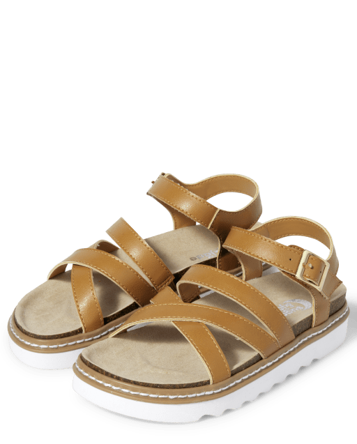 Tween Girls Strappy Platform Sandals