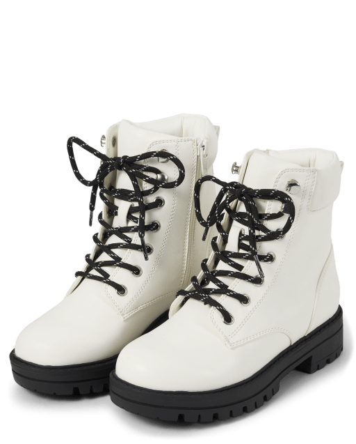 Girls Lace Up Boots