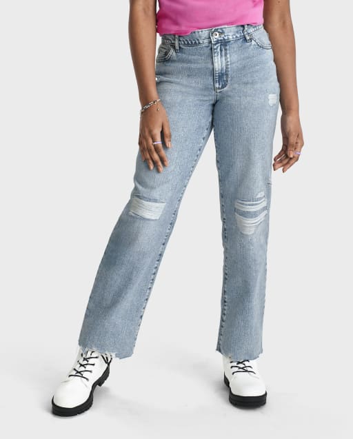 Tween Girls Low Rise Straight Jeans
