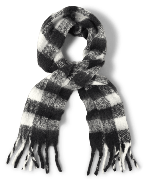 Tween Girls Buffalo Plaid Scarf