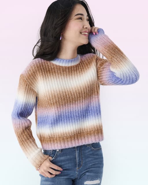 Tween Girls Ombre Sweater