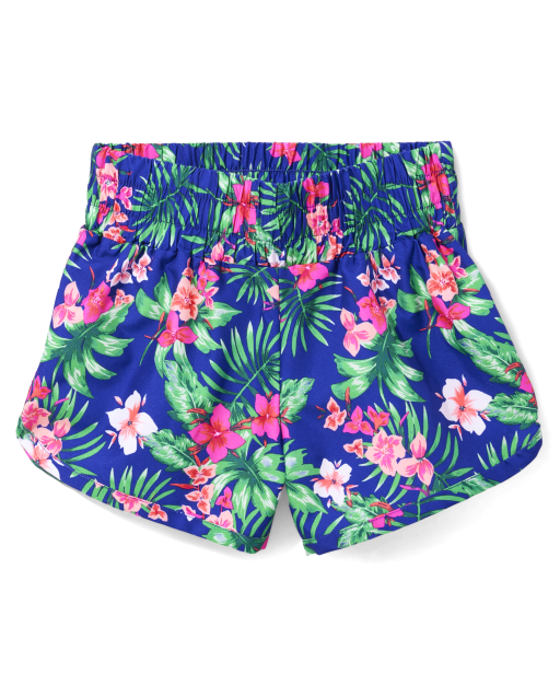 Tween Girls Tropical Swim Shorts