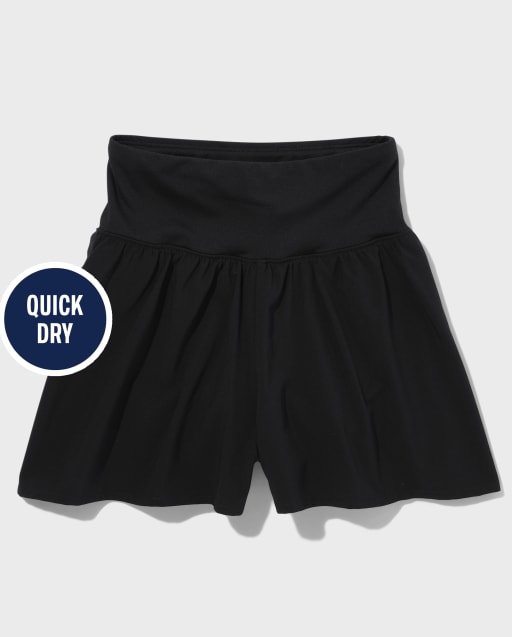 Tween Girls Quick Dry Flowy Sport Shorts