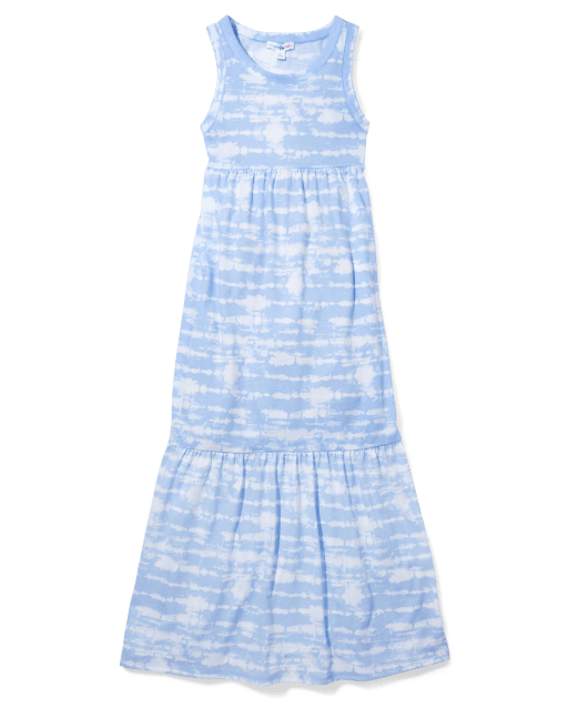 Tween Girls Tie Dye Maxi Tank Dress