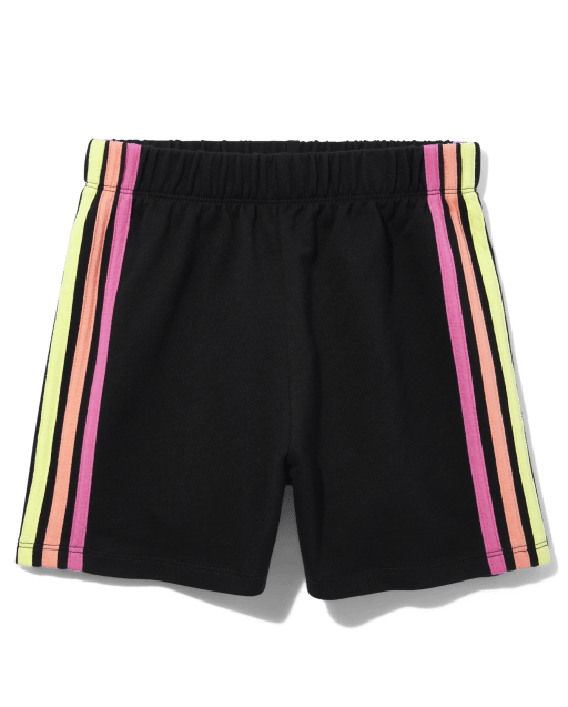 Tween Girls Side Stripe French Terry Shorts