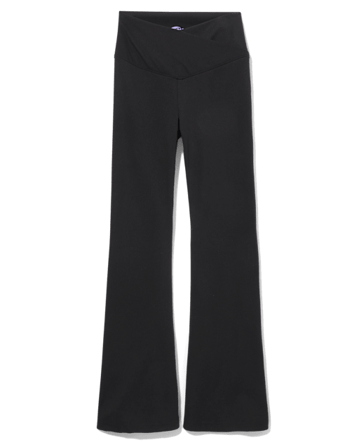 Tween Girls Crossover Flare Leggings