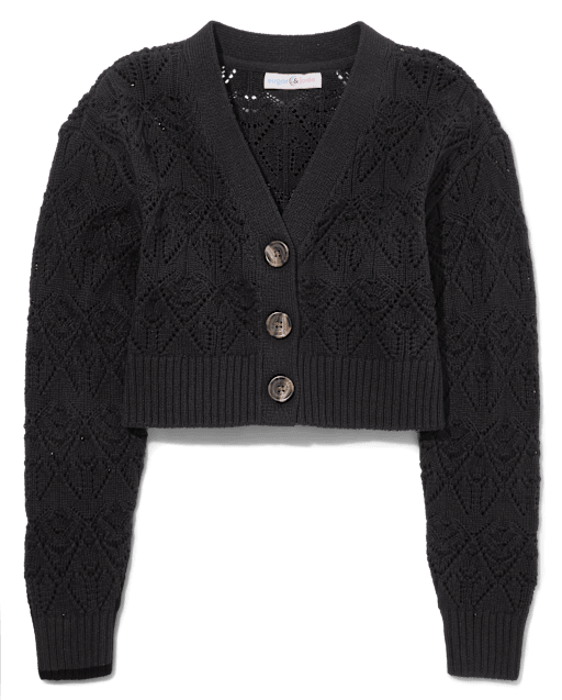 Tween Girls Cropped Cardigan