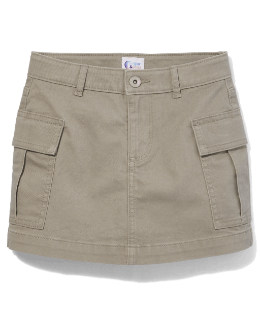 Tween Girls Twill Cargo Skirt