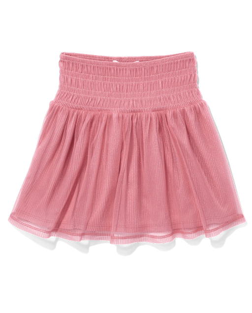 Tween Girls Mesh Pleated Skirt