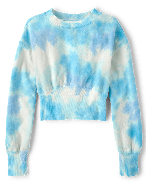 Tween Girls Fleece Cropped Sweatshirt