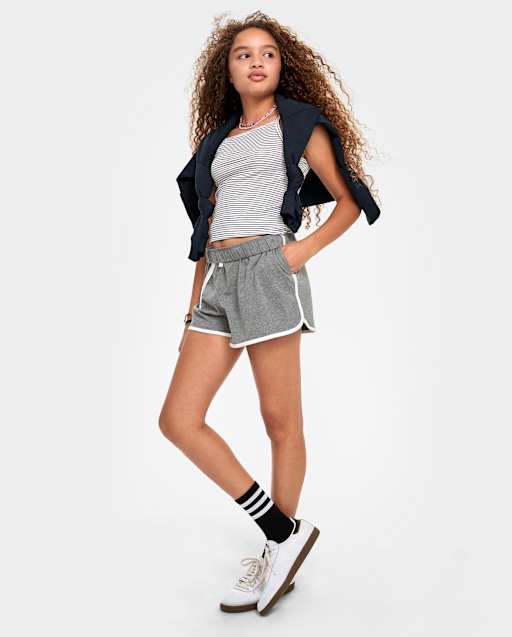 Tween Girls Contrast Dolphin Shorts