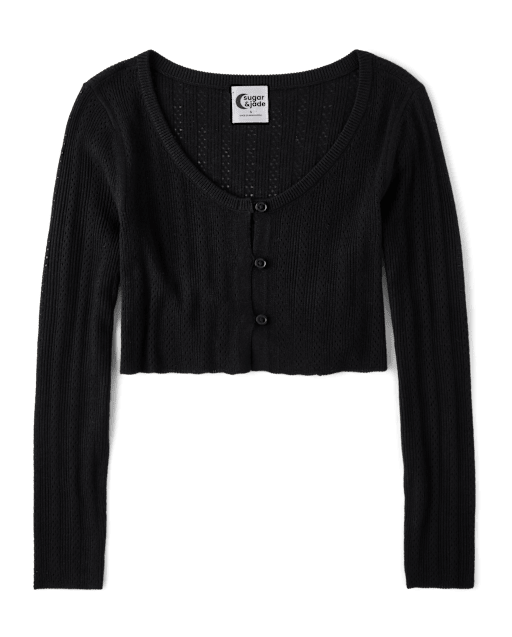 Tween Girls Cropped Cardigan