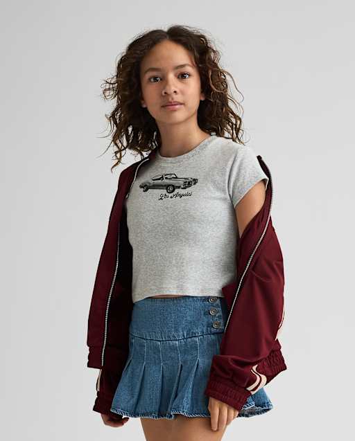 Tween Girls Graphic Baby Tee