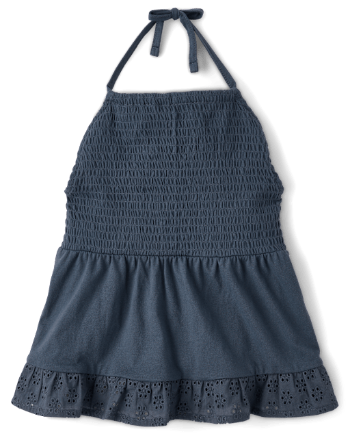 Tween Girls Halter Peplum Top