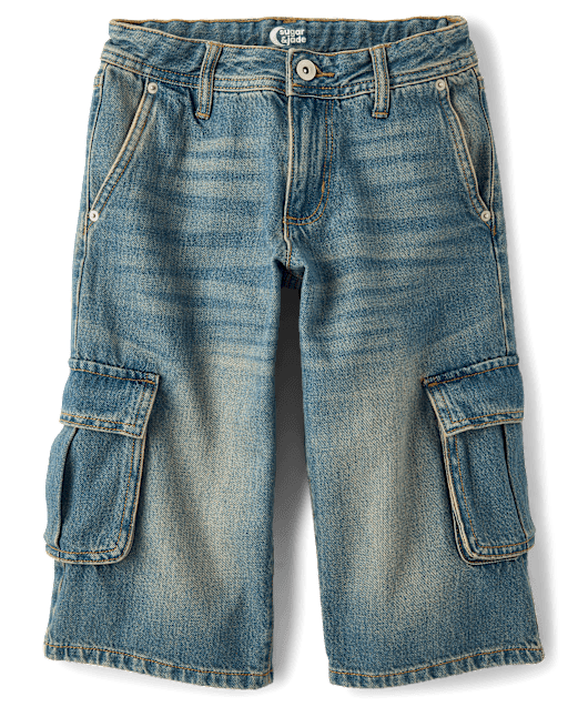 Tween Girls Low Rise Below-Knee Jorts