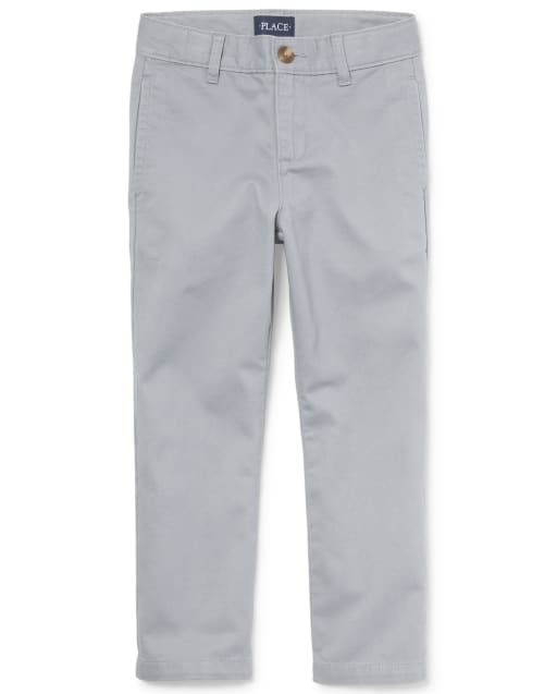 Pantalon chino droit d'uniforme pour garçon