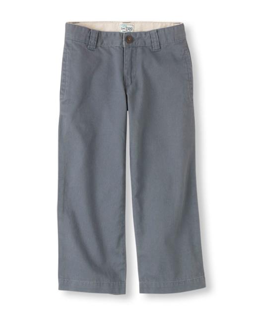 Pantalones chinos rectos de uniforme para niños