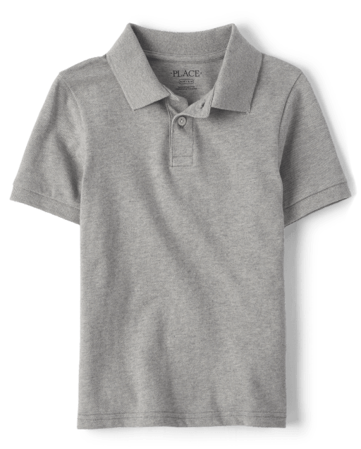 Boys Uniform Short Sleeve Pique Polo