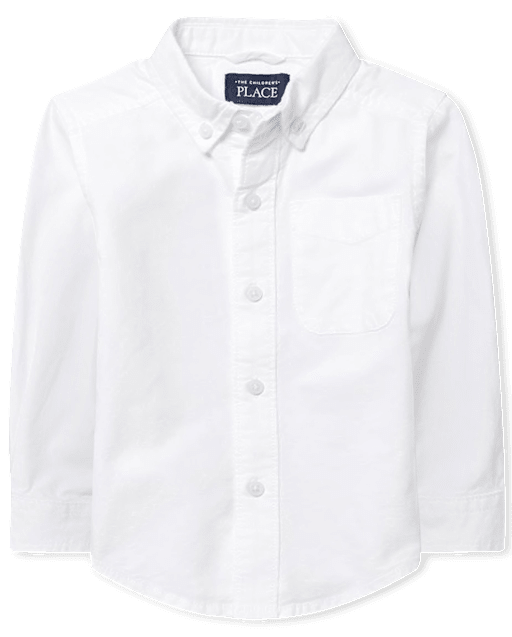 Baby And Toddler Uniform Oxford Button Down Shirt