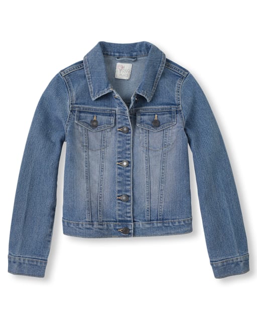 Chaqueta de mezclilla para niñas