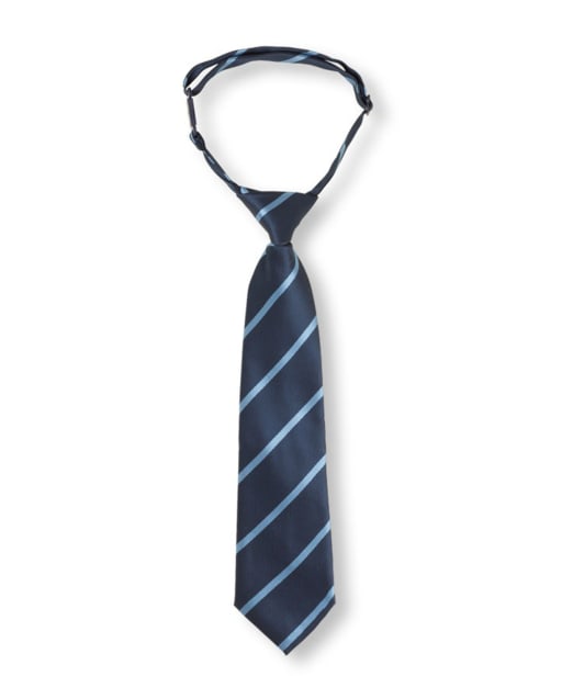 Corbata uniforme a rayas para niños pequeños