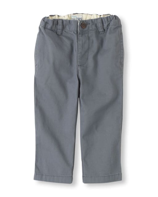 Pantalon chino droit uniforme pour bébé et tout-petit garçon