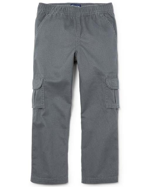 Boys Pull On Cargo Pants - Husky