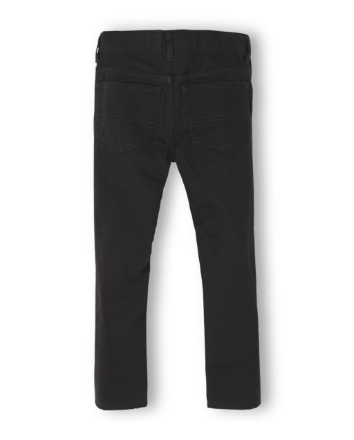 next boys black skinny jeans