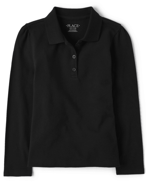 Girls Uniform Pique Polo