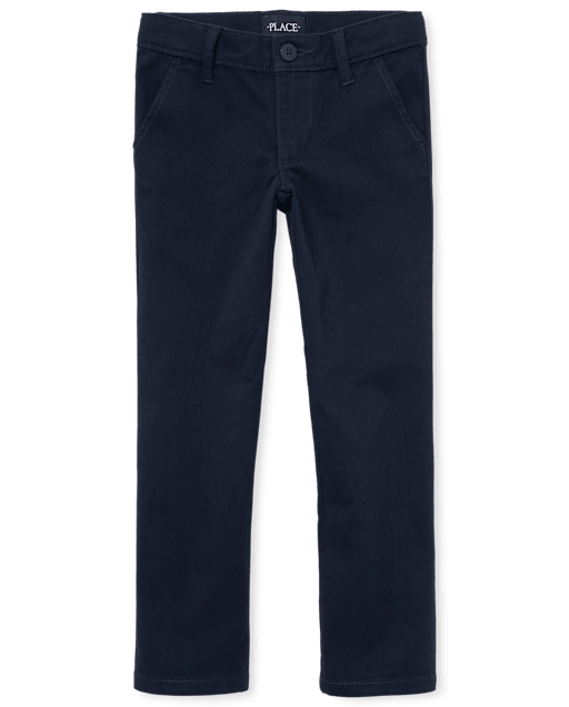 Pantalon chino skinny extensible d'uniforme pour filles - Plus