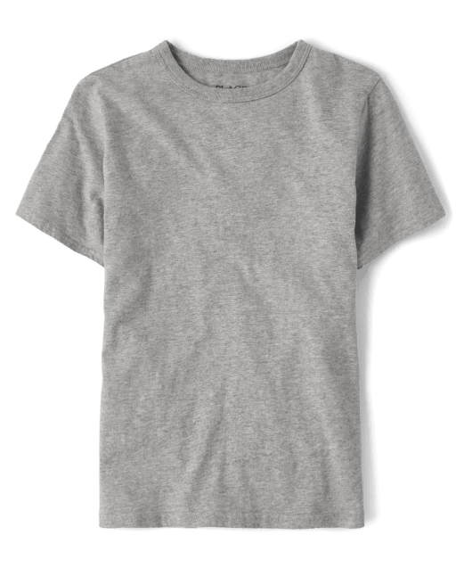 Camiseta básica de capas de manga corta uniforme para niños