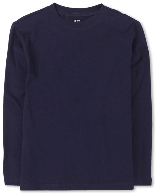 Camiseta básica con capas de uniforme para niños