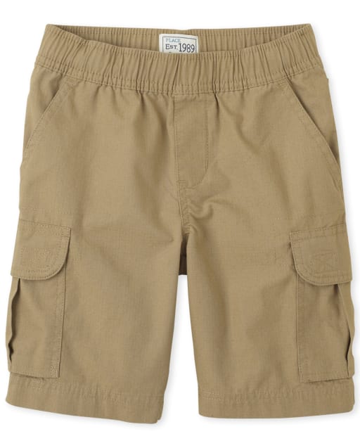 Boys Woven Pull On Cargo Shorts