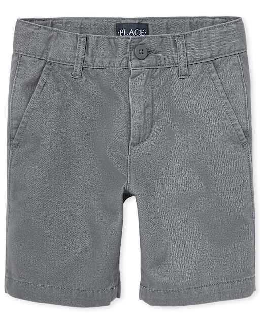 Pantalones cortos chinos de uniforme para niños