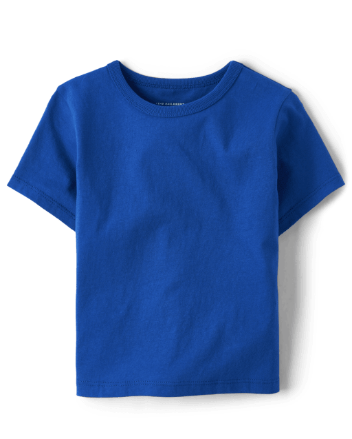 Baby And Toddler Boys Uniform Short Sleeve Basic Layering Tee