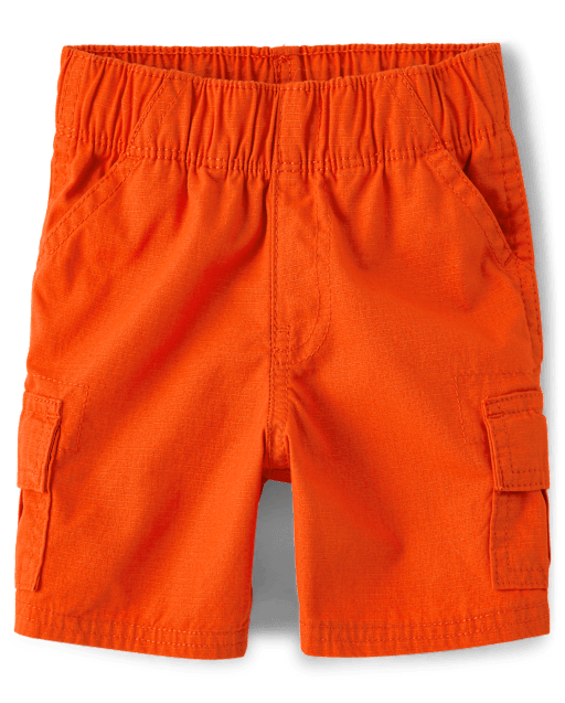 Shorts cargo sin cierres para niños pequeños