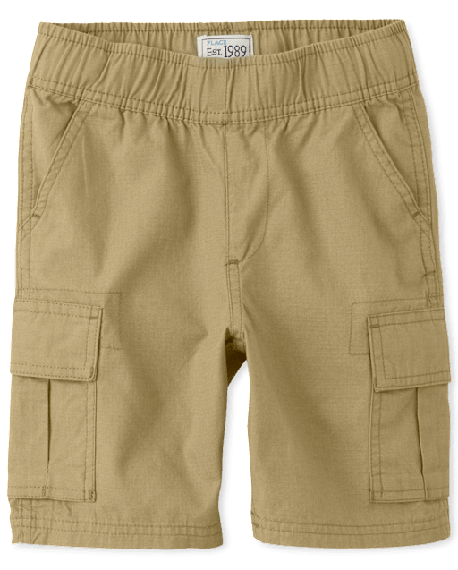 Boys Ripstop Pull On Cargo Shorts - Husky.