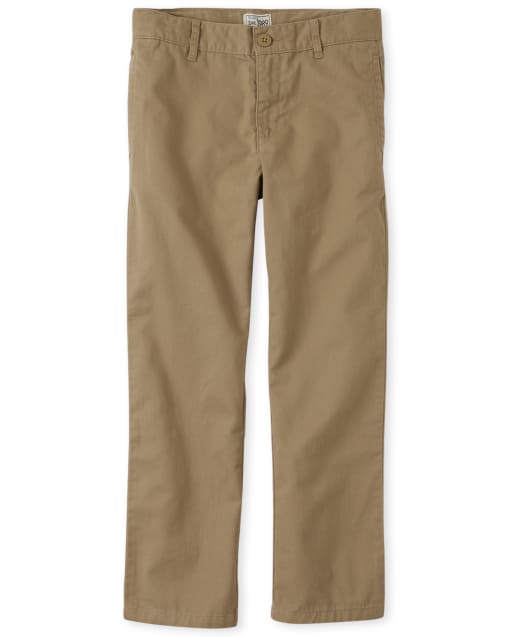 Boy's Uniform Stain Resistant Chino Pants