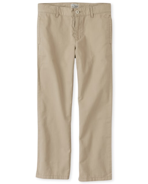 Boy's Uniform Stain Resistant Chino Pants