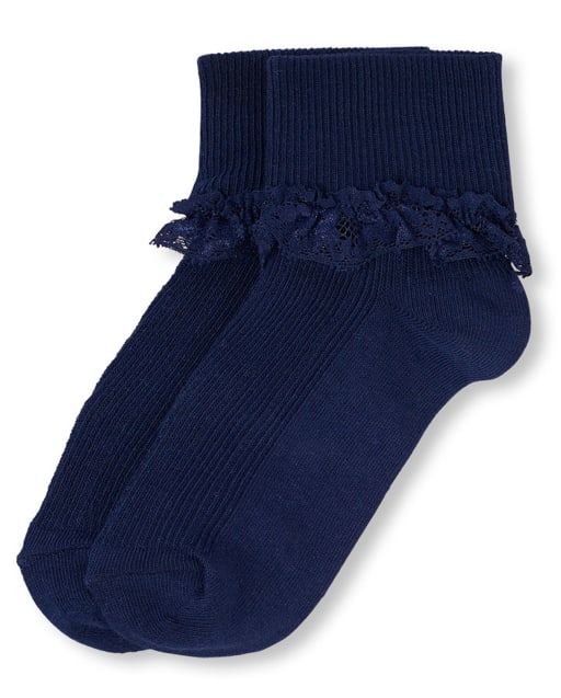 black ruffle socks for toddlers