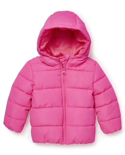 Toddler Girls Hooded Lightweight Puffer Jacket