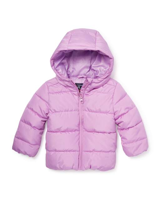 Toddler Girls Hooded Lightweight Puffer Jacket