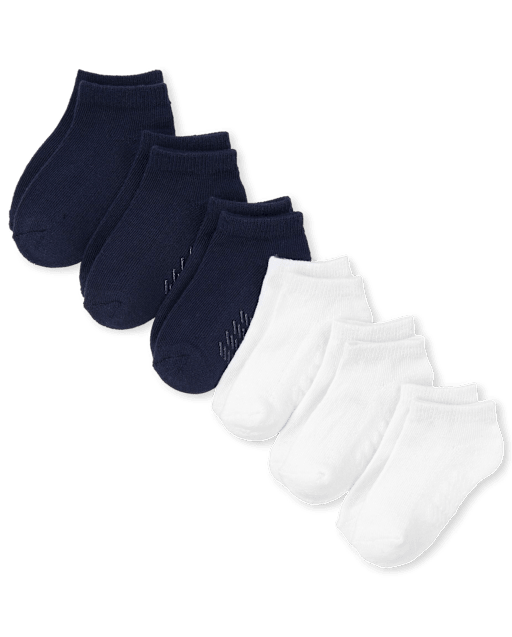 Calcetines tobilleros unisex para bebés y niños pequeños, paquete de 6
