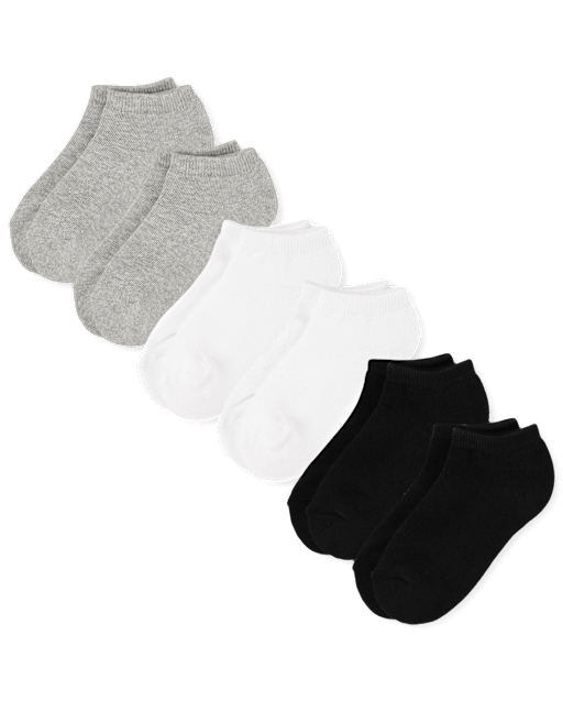 The Childrens Place Big Boys 6 Pack Fashion Ankle Sock