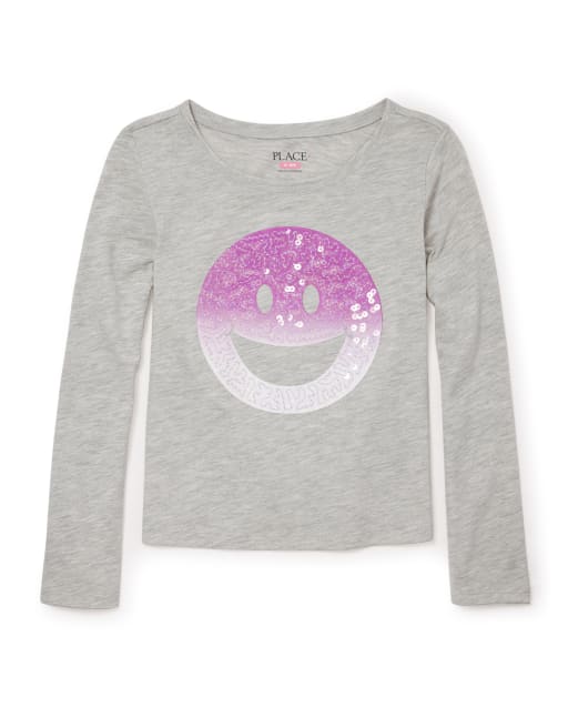 Girls Active Embellished Graphic Top