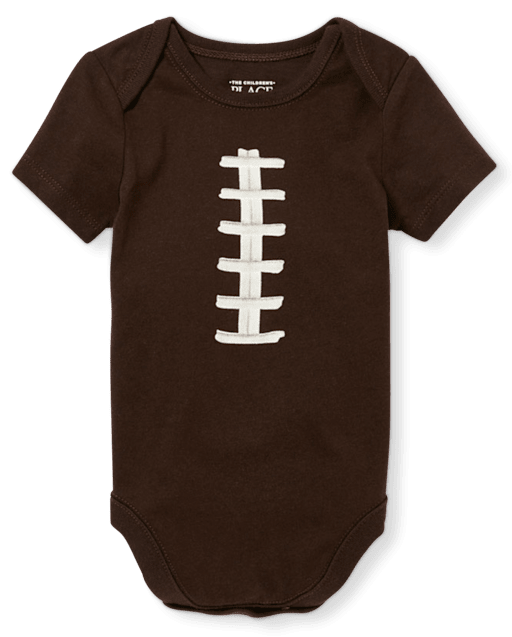 Baby Boys Football Graphic Bodysuit