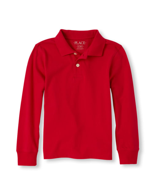 Boys Uniform Pique Polo