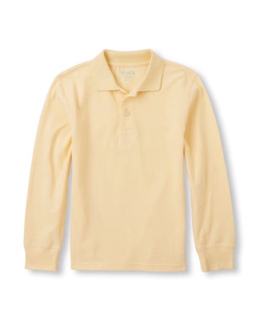 Boys Uniform Pique Polo