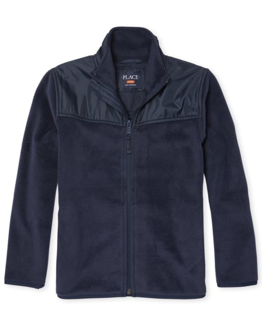 Boys Full Zip Fleece Trail Jacket